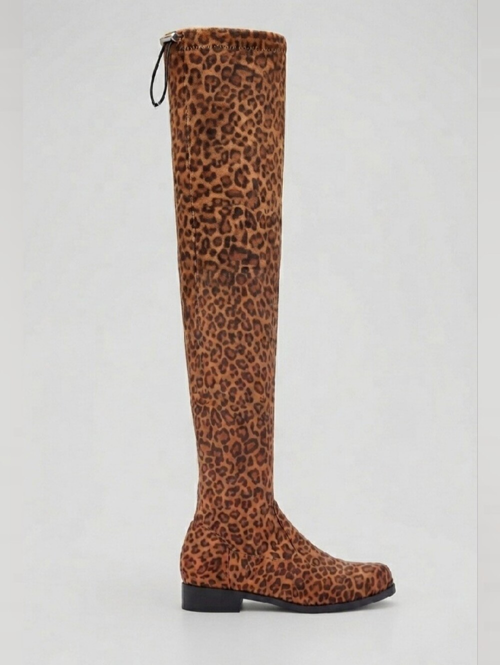 JustFab "Reena" Leopardino Flat Boots